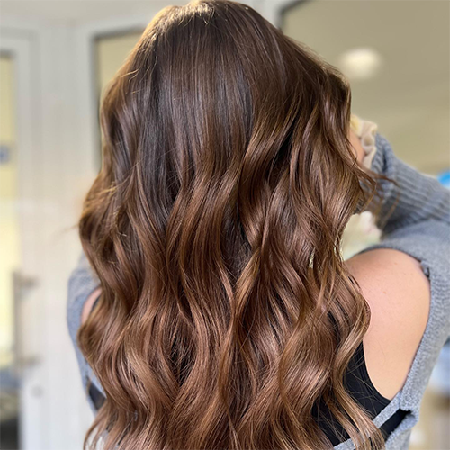 Braune Extensions nachher Inspiration