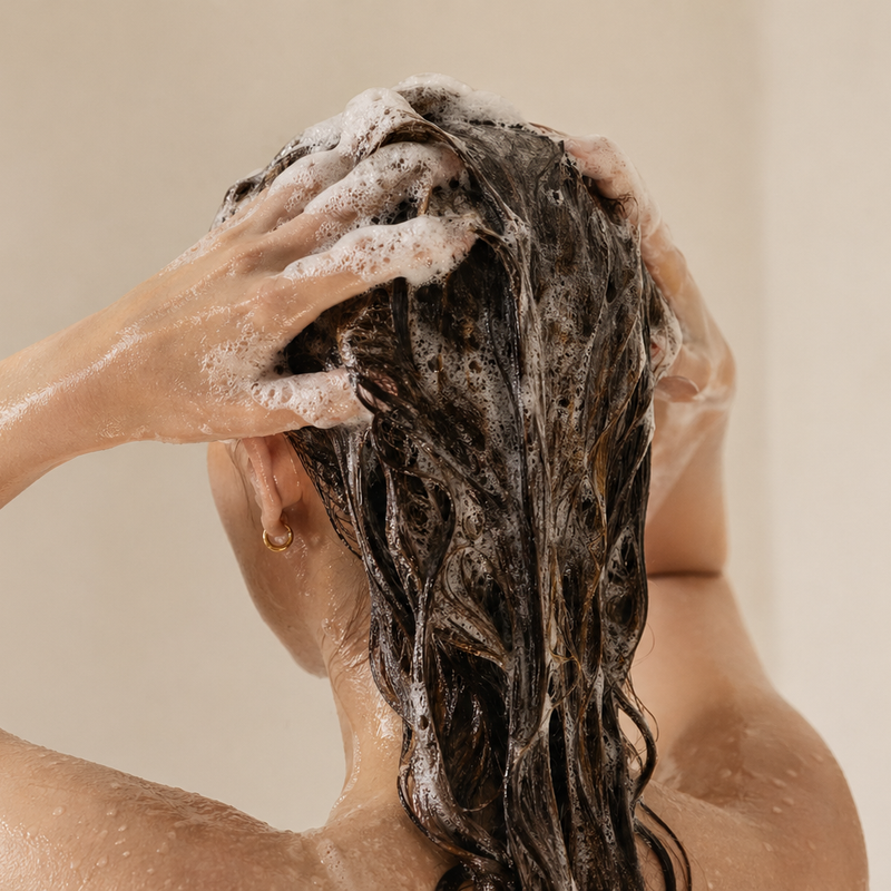 Haare waschen